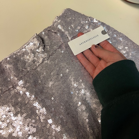 By Anthropologie Sequin Cargo Pants - Picture 5 of 8